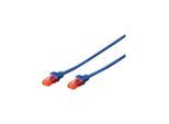 DIGITUS Professional patch cable - 3 m - blue - Blau - 3 meter