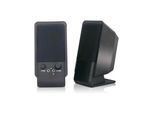 MediaRange Compact Desk Speakers - Black - Schwarz