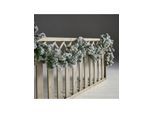 NORDIC WINTER Artificial garland 270 cm w/snow & lights