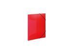 HERMA 3-flap folder - for A3 - translucent red