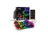 Twinkly Dots - 400 App-controlled RGB LEDs. 20 Meters. Black Wire.