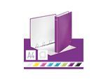Leitz Ringbinder WOW Laminated A4+ 4DR/25mm Purple