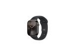 Apple Watch Series 10 GPS + Cellular 46mm - Slate Titanium Case with Black Sport Band - S/M