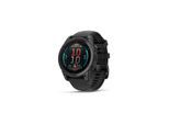 Garmin f?nix E - slate grey steel - sport watch with band - black - 16 GB