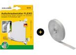 Aufputz-Gurtwickler SCHELLENBERG "Flexo für das Rollladensystem Mini, inkl. Rollladengurt in grau", grau, 1 Stk., Gurtwickler, Aufschraubwickler aufklappbar, höhenverstellbar, 180 schwenkbar weiß