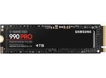 SAMSUNG interne SSD "990 PRO NVMe™ M.2", ohne farbbezeichnung, 4 TB, Schreibgeschwindigkeitmaximal 6900 MB/s Lesegeschwindigkeitmaximal 7450 MB/s, Festplatten