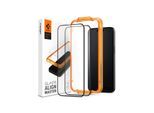 Spigen Glass tR AlignMaster 2 Pack - FC Black - iPhone 15 Plus