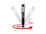 Haj Light Rechargeable pen-light 220+80 lumen Magnet in clip Magnet in swivel base