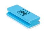 Sito Pad-Schwämme groß, nicht kratzend, bedruckt mit Piktogramm, 10 Stück blau-weiß