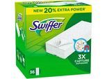 Swiffer Trocken Wischtücher Nachfüller, 36 Tücher 1 Pack = 36 Tücher