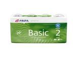 Fripa Basic Recycling Toilettenpapier 2-lagig, 250 Blatt 1 Pack = 64 Rollen