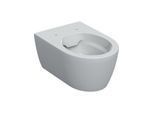 Geberit iCon wall-hung toilet concealed mounting rimfree: t = 53cm white / keratect