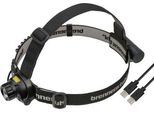 Brennenstuhl LED Stirnlampe SL 401 AF, 400 Lumen, Infrarot-Sensor, 50h Leuchtdauer, IP44, Schwarz