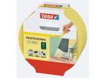 tesa Malerband Professional, 50 m x 30 mm – saubere Kanten, rückstandsfrei, einfache Anwendung