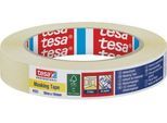 tesa tesakrepp 4323 Basic Kreppband, hellbeige, 50 m × 19 mm, leicht abreißbar, für Malerarbeiten