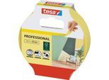 tesa Malerband Professional, 25 m x 25 mm – scharfe Farbkanten, leicht ablösbar, rückstandsfrei