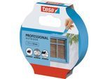tesa Profi Outdoor Malerband, 25 m × 25 mm, blau, UV- & witterungsbeständig, rückstandsfrei entfernen