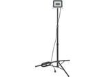 Brennenstuhl Stativ LED Strahler JARO 7060 T, 5800 Lumen, 50W, IP65, höhenverstellbar bis 180 cm, Aluminium, schwarz