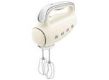 Smeg Handmixer 50'S Style , Creme, Chrom , Metall, Kunststoff , 22x37.8x22.1 cm , LED-Display , Küchengeräte, Mixer