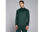 MP Herren Trainingstop mit ¼-Reißverschluss – Dunkles Smaragdgrün - M