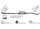 ERNST Mittelschalldämpfer 650205 für CHEVROLET