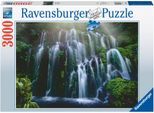 Puzzle RAVENSBURGER "Wasserfall auf Bali", grün, Puzzles, KinderB:121cm H:80cm, Pappe, Made in Germany, B:121cm H:80cm