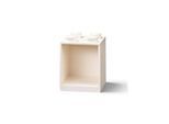 LEGO BRICK SHELF 4 KNOBS - WHITE