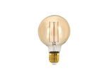 EGLO LED-Lampe G80 Globe 4W/817 300 lumen amber dimmable E27