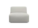 Sessel OTTO HOME "Merid Sofa-Mittel-Element, Breite: 84 cm", beige (natur), B:84cm H:70cm T:97cm, Struktur fein (100% Polyester);Samtoptik (100% Polyester);Samtcord (92% Polyester, 8% Polyamid), Sessel, Sessel, als Modul oder separat verwendbar, für individuelle Zusammenstellung