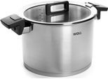 Kochtopf WOLL "Concept", silber (silberfarben), H:17cm Ø:24cm, Töpfe, Kochtopf, Induktion