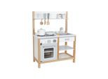 Nordic Play Play kitchen with accessories Nature