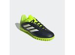 Fußballschuh ADIDAS PERFORMANCE "COPA PURE 3 CLUB KUNSTRASEN KINDER", Mädchen, Gr. 34, core schwarz, cloud weiß, lucid lemon, Synthetik, Schuhe Fußballschuh, geeignet für harte Untergründe Asche und Kunstrasen