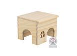 Trixie Naturholzhaus ohne Nägel für Kleintiere Mäuse Hamster 15x12x15cm