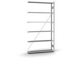 Anbau-Steckregal Orion Plus, verzinkt, B 1300 x T 300 x H 2500 mm