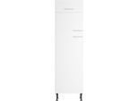 Kühlumbauschrank OPTIFIT "Klara", weiss (weiß), B:60cm H:211,8cm T:58,4cm, Spanplatte, Schränke, Kühlumbauschrank, Breite 60 cm
