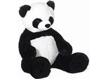Kuscheltier HEUNEC "Panda Bär schlenkernd 100 cm", schwarz (schwarz, weiß), Plüschfiguren, KinderH:100cm, Plüsch, Kuscheltier, H:100cm