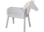 Holzpferd ROBA "Sheddie", grau, Stehtiere, KinderB:48cm H:96cm L:110cm, Outdoor, B:48cm H:96cm L:110cm