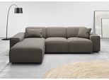Ecksofa HOME AFFAIRE "Glimminge L-Form auch in Breitcord, Feincord + Easy care-Bezug", grau, B:264cm H:71cm T:191cm, 95% Polyester, 5% Nylon, Sofas, Ecksofa, Breite 264, Zierkissen