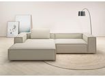 Ecksofa HOME AFFAIRE "Watertown, modernes XXL L-Form, 306 cm breit", beige (sand), B:306cm H:68cm T:191cm, 96% Polyester, 4% Nylon, Sofas, Ecksofa, Großzügiges Lounge-Sofa mit viel Platz für die Familie