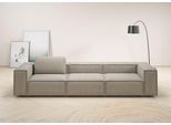 3,5-Sitzer HOME AFFAIRE "Watertown, modernes Big-Sofa XXL, 336 cm Breite, auch in Feincord", beige (sand), B:336cm H:68cm T:98cm, 95% Polyester, 5% Nylon, Sofas, Riesiges Designersofa mit viel Platz & weichen Bezügen in Trendfarben