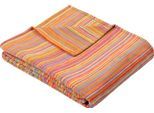 Wohndecke IBENA "Jacquard Rio", bunt, B:140cm L:200cm, Baumwolle, Wohndecken, Wohndecke, 140 x 200 cm (B x L), aus zertifizierter Bio-Baumwolle, Kuscheldecke