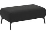 Polsterhocker HOME AFFAIRE "Bellini", grau (anthrazit), B:111cm H:47cm T:65cm, Luxus-Microfaser weich (98% Polyester, 2% Nylon);Easy Care (100% Polyester), Hocker, Polsterhocker, passend zur Serie "Bellini", Easy Care-Bezug mit Wasser reinigbar