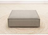 Polsterhocker HOME AFFAIRE "Watertown, XXL Hockerbank passend zum Sofa - ideal als Beistellmodul", beige (sand), B:90cm H:43cm T:120cm, 95% Polyester, 5% Nylon, Hocker, Polsterhocker, erweiterbare Hockerbank mit weicher Polsterung