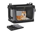 FEANDREA Hundebox faltbar, Hundetasche, Oxford-Gewebe S-XXL L