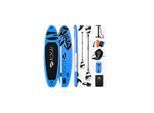 Stand Up Paddle Board "AUKAI Pro Ocean" mit Kajak-Sitz blau