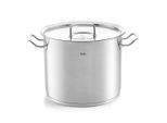 Fissler Kochtopf Original-Profi Collection®, Silber, Metall, 14 L, rund, 26.5 cm, Made in Germany, backofengeeignet, Kochen, Töpfe, Kochtöpfe