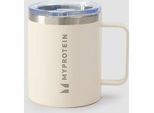 Myprotein Kaffeebecher aus recyceltem Metall, 350 ml – Naturcreme