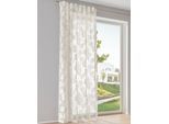 Gardine HEINE HOME Gr. 1, sanftes weiß, B:135cm H:145cm, Polyester, Viskose, Gardinen, Gardine