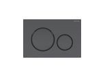Geberit sigma20 actuator plate 246 x 164 x 12 mm dull black/black easy-to-clean-coated