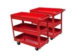 vidaXL Werkstattwagen mit 3 Ablagen 2 Stk.